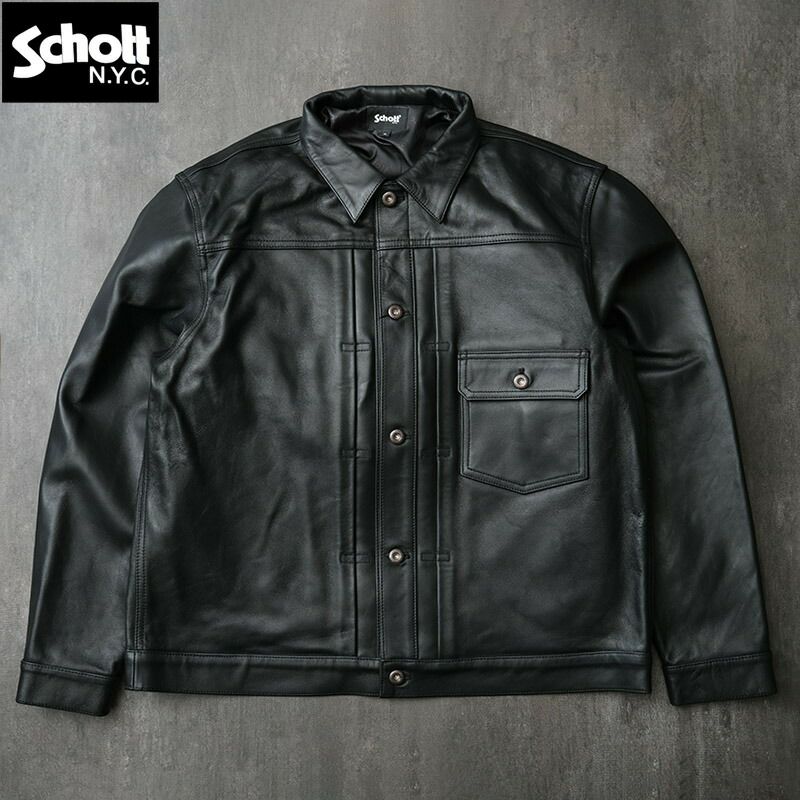 Schott type L-2B サイズ40 ショット フライトジャケット 黒（219US 