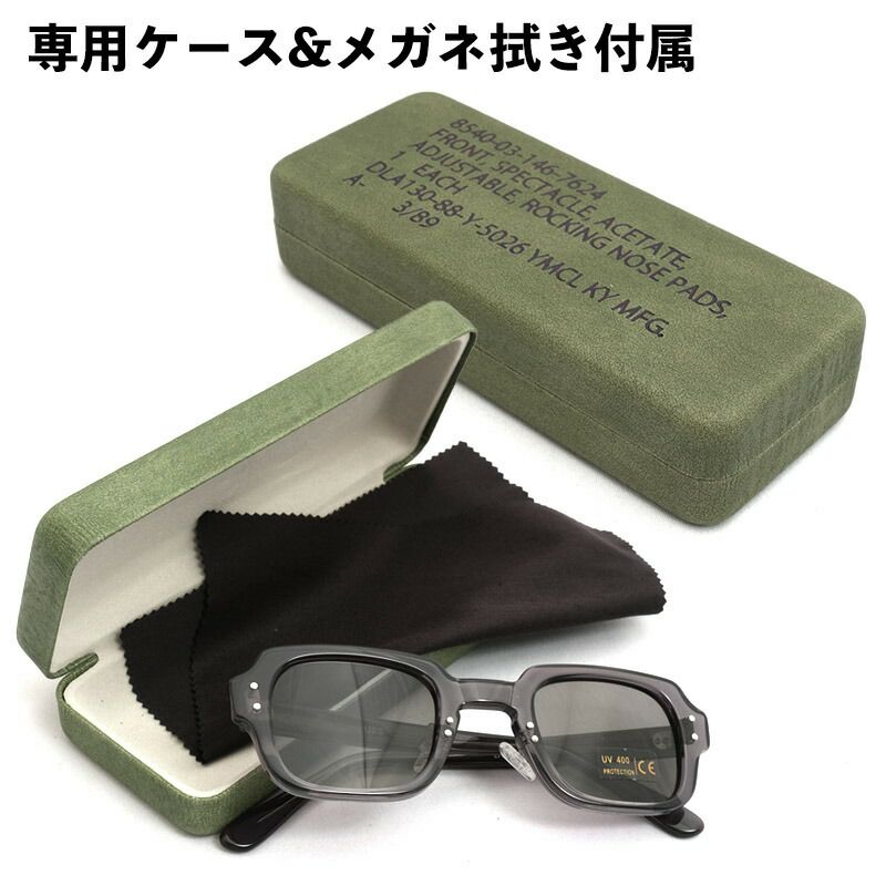 米軍タイプ USS S9 アイウェアフレーム サングラス MG014YNUV400 男性