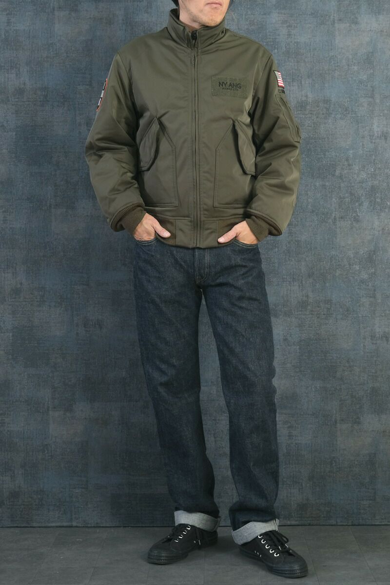 アヴィレックス CWU ファイヤーマンジャケット ブルゾン 定10.7万 L CWU TYPE FIREMAN JACKET /ファイヤーマン ジャケット | AVIREX