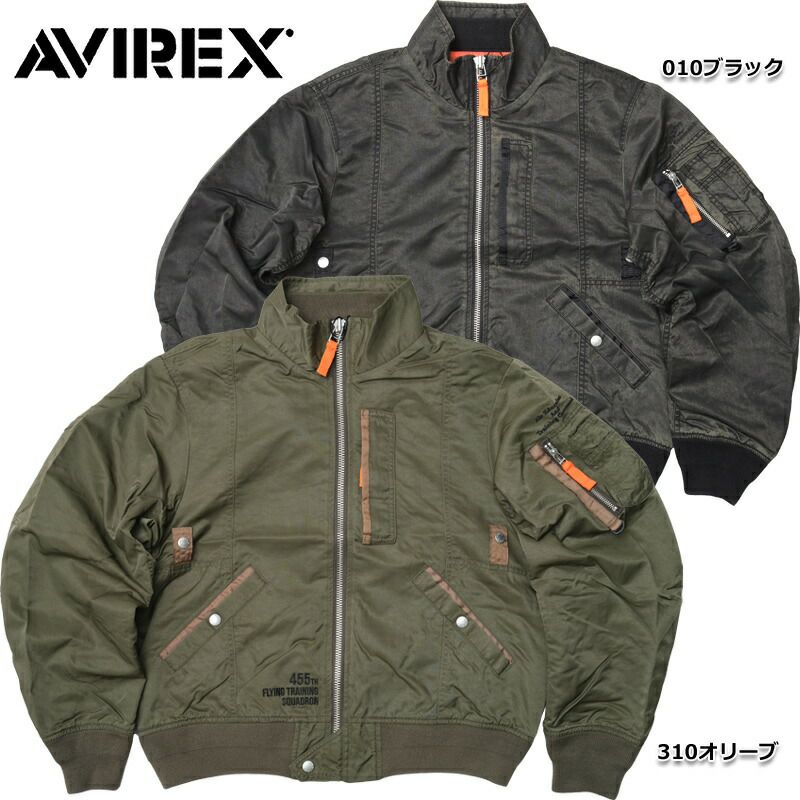 AVIREX アビレックス #7834152001 カスタム L-2 フライトジャケット『TEST PILOT』L2 男性 メンズ ブルゾン ミリタリー  アウター ビンテージ風 カジュアル 春 秋 | ミリタリーショップ シービーズ