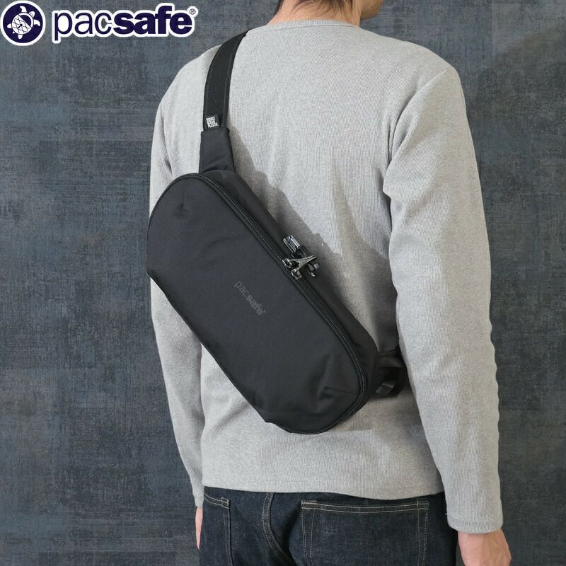 PACSAFE パックセーフ #12970336 メトロセーフ アーバンスリング鞄 カバン バッグ メンズ レディース 男性 女性 ワンショルダー  斜め掛け 盗難防止機能 海外旅行 トラベル アウトドア | ミリタリーショップ シービーズ