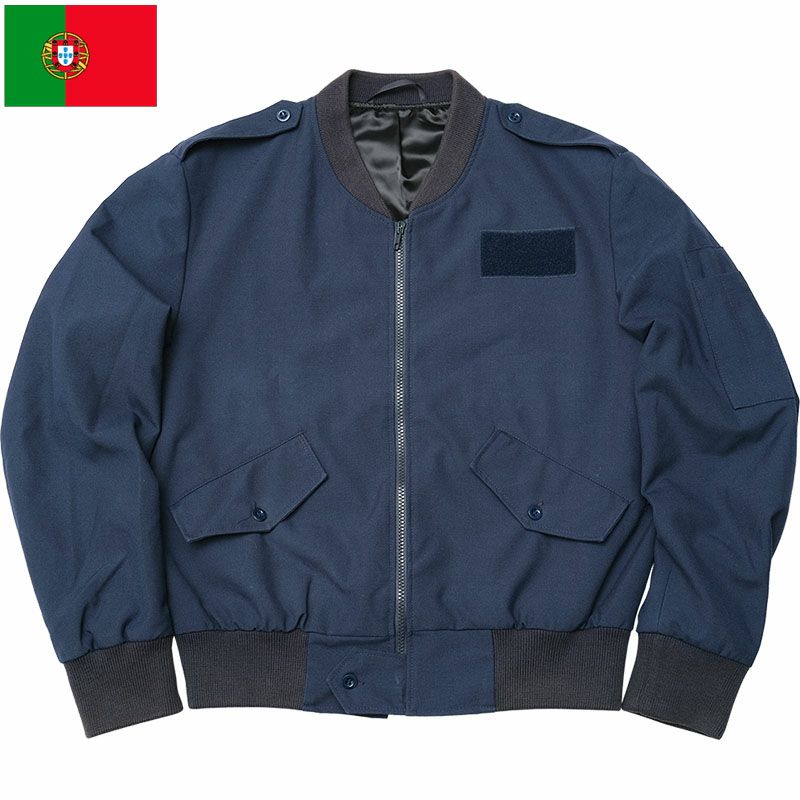 ポルトガル軍 AF パイロットジャケット ネイビー USED JJ365UN 空軍 
