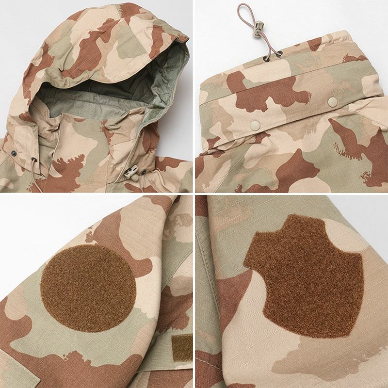 希少】00s デンマーク軍 厳つく ゴアテックス相当 レインパーカー 