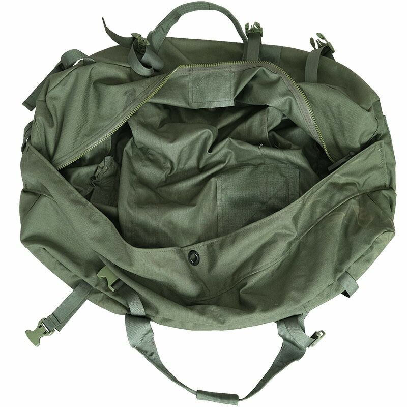 米軍 コーデュラナイロン ダッフルバッグ オリーブ 新タイプ USED  