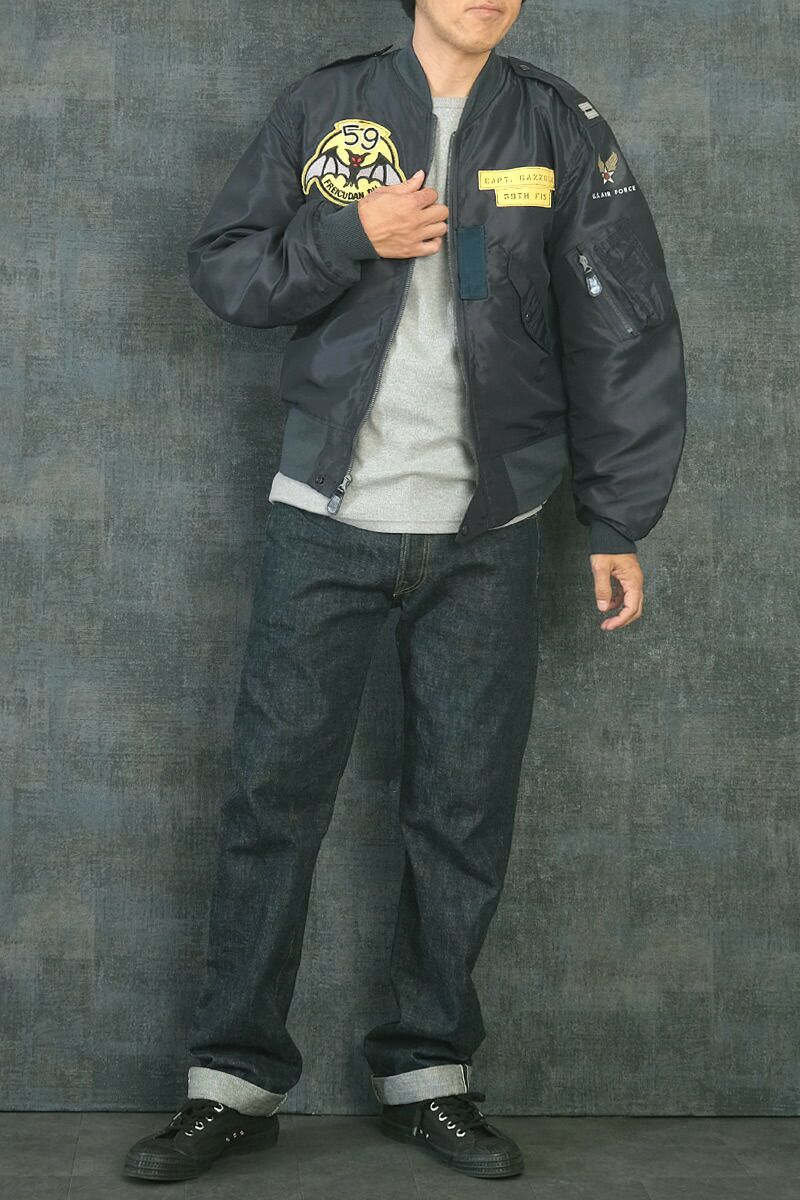 バズリクソンズ L-2 エンブレム ワッペン SEAF フライト Lサイズ BUZZ