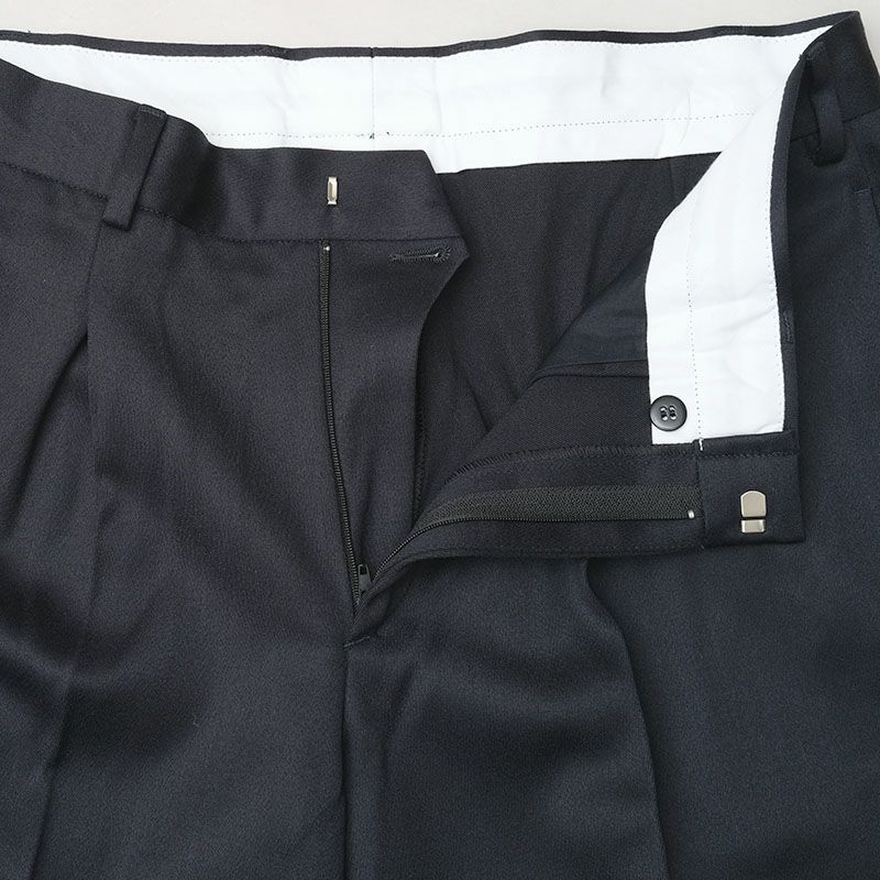 イタリア軍 MM ドレスパンツ ウールサテン ネイビー デッドストック PP455NN 海軍 NAVY ユニフォーム 制服 オフィサー トラウザーズ  スラックス ズボン 紺色 ダークネイビー MMI 男性 メンズ 実物ミリタリー 軍物 軍モノ 未使用品 | ミリタリーショップ シービーズ