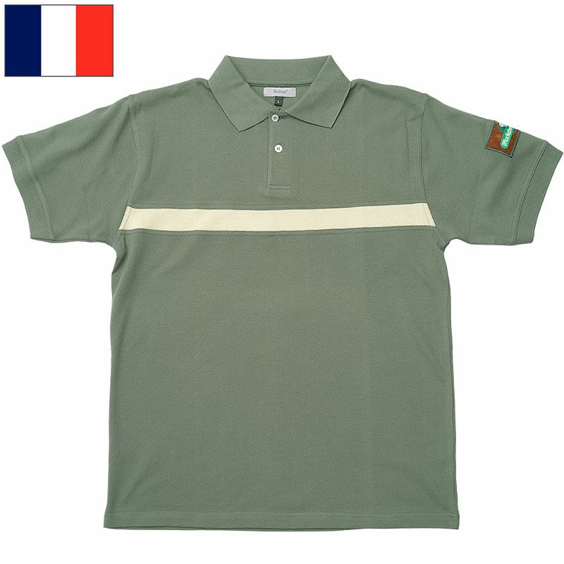 フランス ONF フォレストガード 半袖 ポロシャツ グリーン デッド