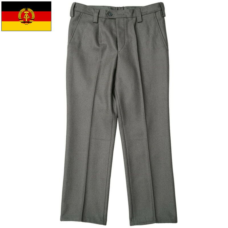 東ドイツ軍 ドレスパンツ ウール グレー デッドストック NVA 東ドイツ軍 ドレスパンツ ウール グレー デッドストック PP465NN NVA