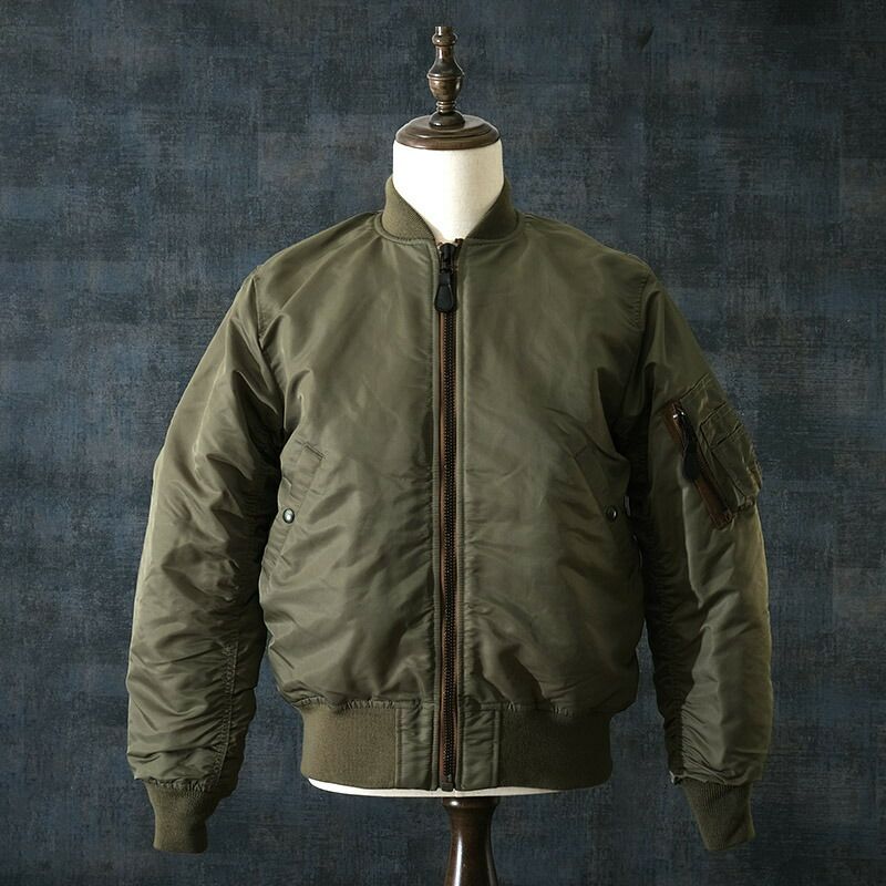 U.S. ALPHA MA-1ジャケット オリーブ（Bape X Alpha Industries Ma-1  