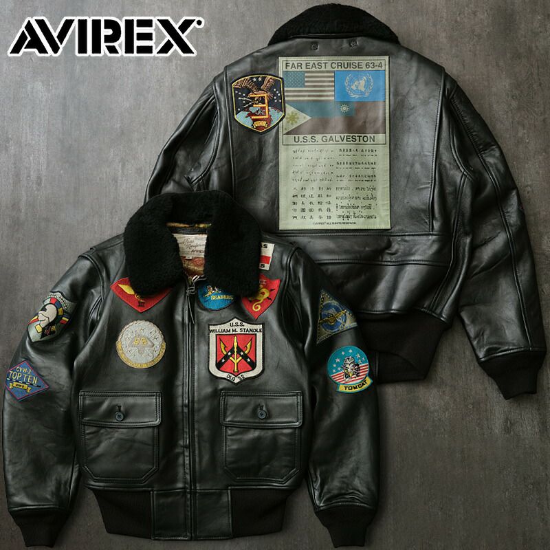 希少✨AVIREX ものたりな フライトジャケット G-1 山羊革 ブラウン ボア 36