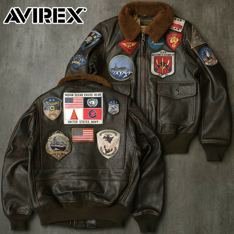 AVIREX A-2 フライトジャケット レザージャケット あぁ 牛革 Sサイズ 古着