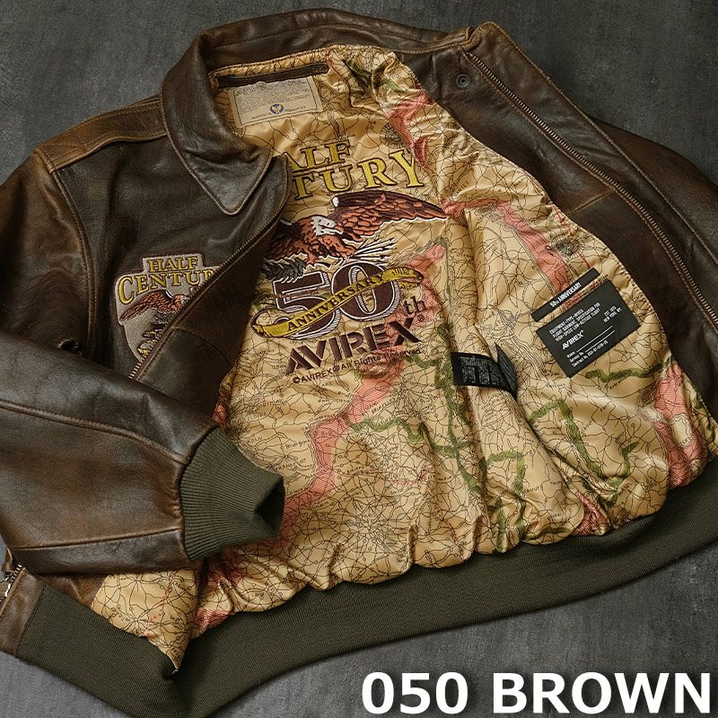 AVIREX アビレックス #7835950007 50th Anniversary A-2 ブルゾン A2