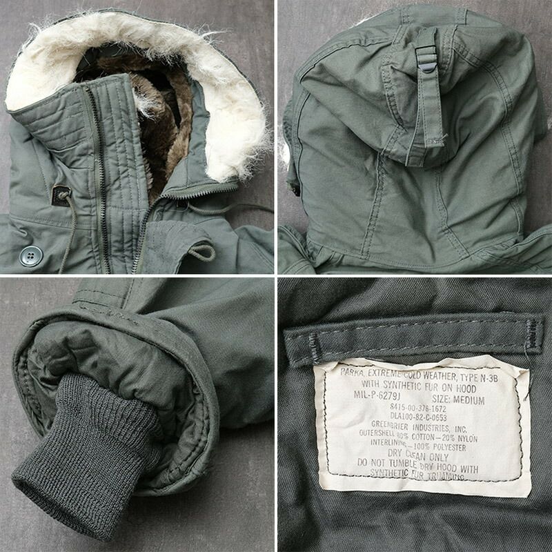 米軍 N-3B フライトジャケット 70-90年代 USED ZJP535UN アメリカ軍 GI