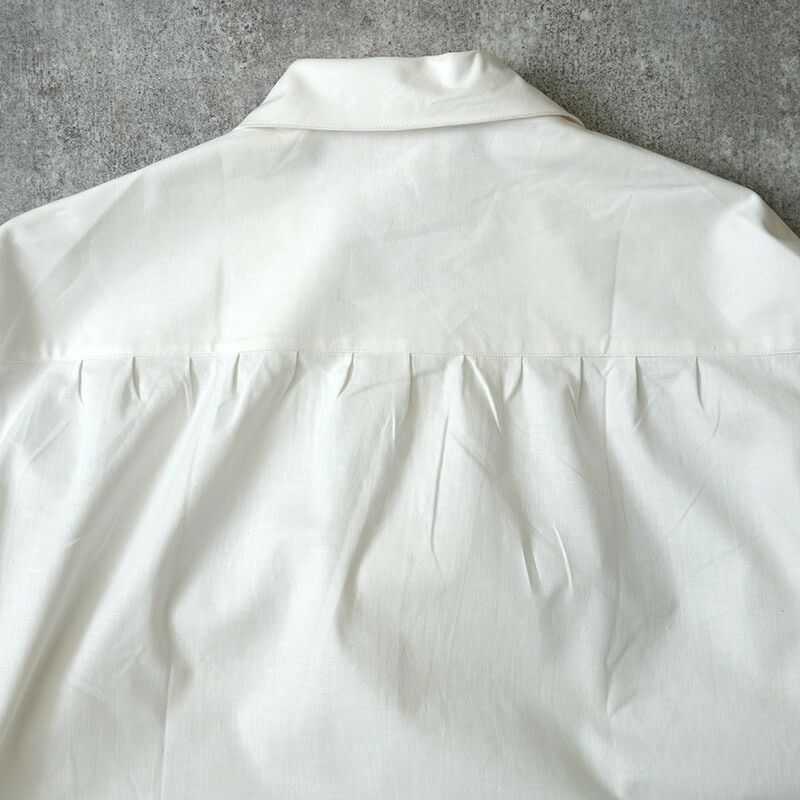 フランス軍 60s ワークコート コットン ホワイト デッドストック