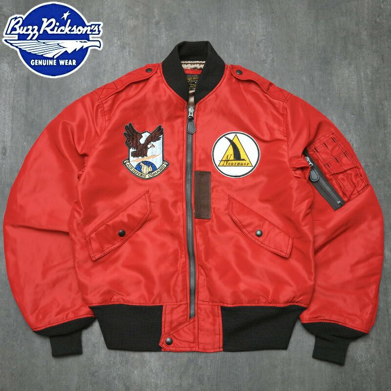 BUZZ RICKSON'S バズリクソンズ #BR15779 レッド L-2B フライトジャケット SCORPION『AIR DEFENSE COMMAND』