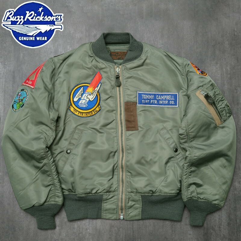 BUZZ RICKSON'S バズリクソンズ #BR15747 MA-1 フライトジャケット 1st MODEL『71st Fighter Interceptor Squadron』
