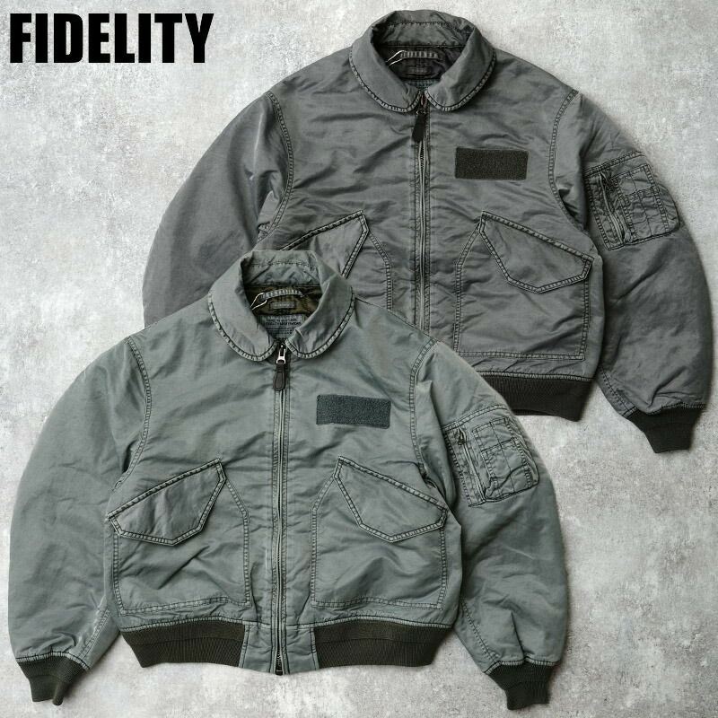 FIDELITY フィデリティ #FT-25775011 ヴィンテージウォッシュ フライトジャケット