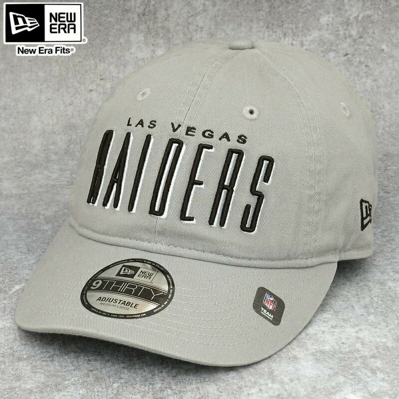 NEWERA ニューエラ 9THIRTY LS リーグバックル『ラスベガス・レイダース 』グレー