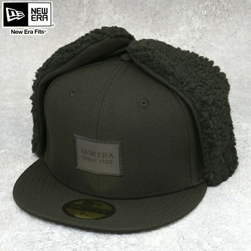 NEWERA ニューエラ 59FIFTY ドッグイヤー ウーブンパッチ ブラック