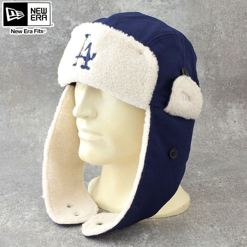 NEWERA ザ トラッパー フライトキャップ ロサンゼルス・ドジャース ダークロイヤル