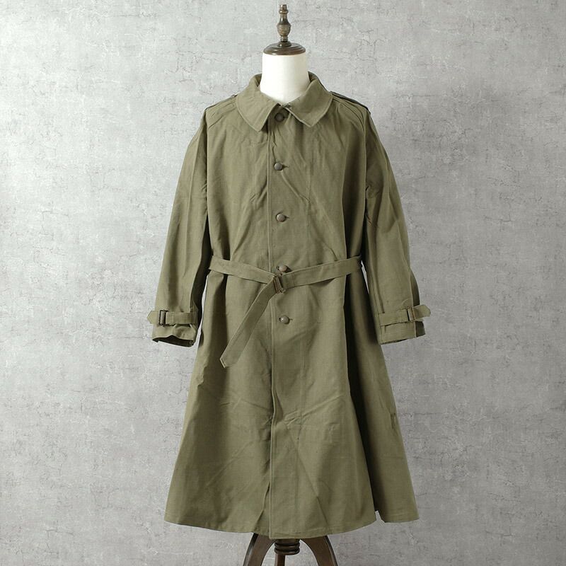 フランス軍M-35 モーターサイクルコート　フレンチミリタリー　ビンテージ　希少 フランス軍 M-35 モーターサイクルコート デッドストック JC005UN WW2