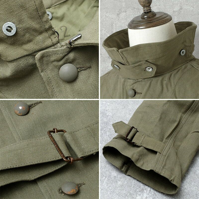 フランス軍 M-35 モーターサイクルコート デッドストック JC005UN WW2