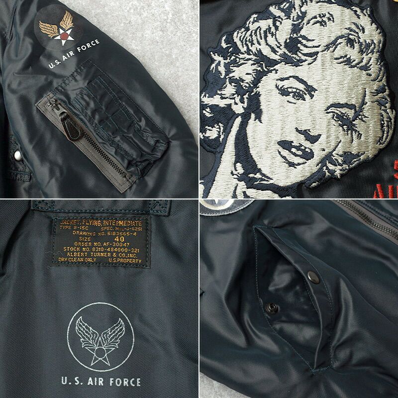 TOYSMcCOY トイズマッコイ #TMJ2520 B-15C フライトジャケット ALBERT