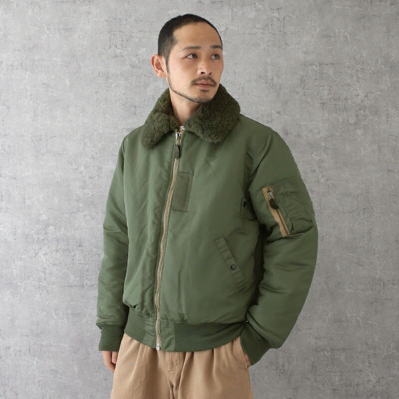 米軍タイプ B-15D MIL-J-6257 フライトジャケット JJ405YN