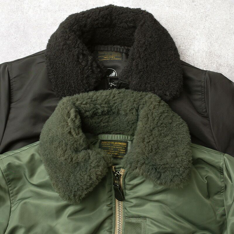 米軍タイプ B-15D MIL-J-6257 フライトジャケット JJ405YN アメリカ軍