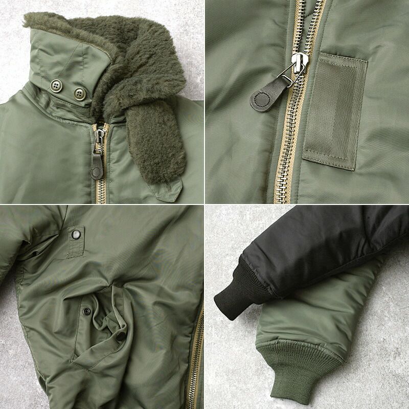 米軍タイプ B-15D MIL-J-6257 フライトジャケット JJ405YN アメリカ軍