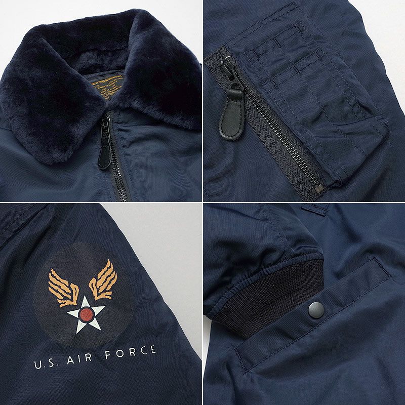 HOUSTON ヒューストン #5002 B-15C フライトジャケット メンズ B15C