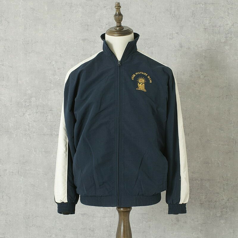 フランス軍 ST CYR ジムジャケット H.L.GROUP ネイビー USED JJ424UN